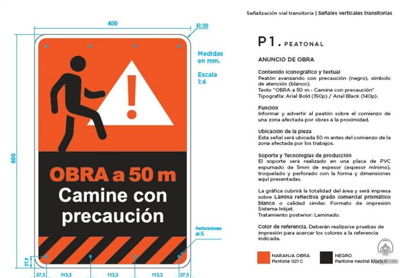 Señalización incorrecta en obras públicas: sanciones