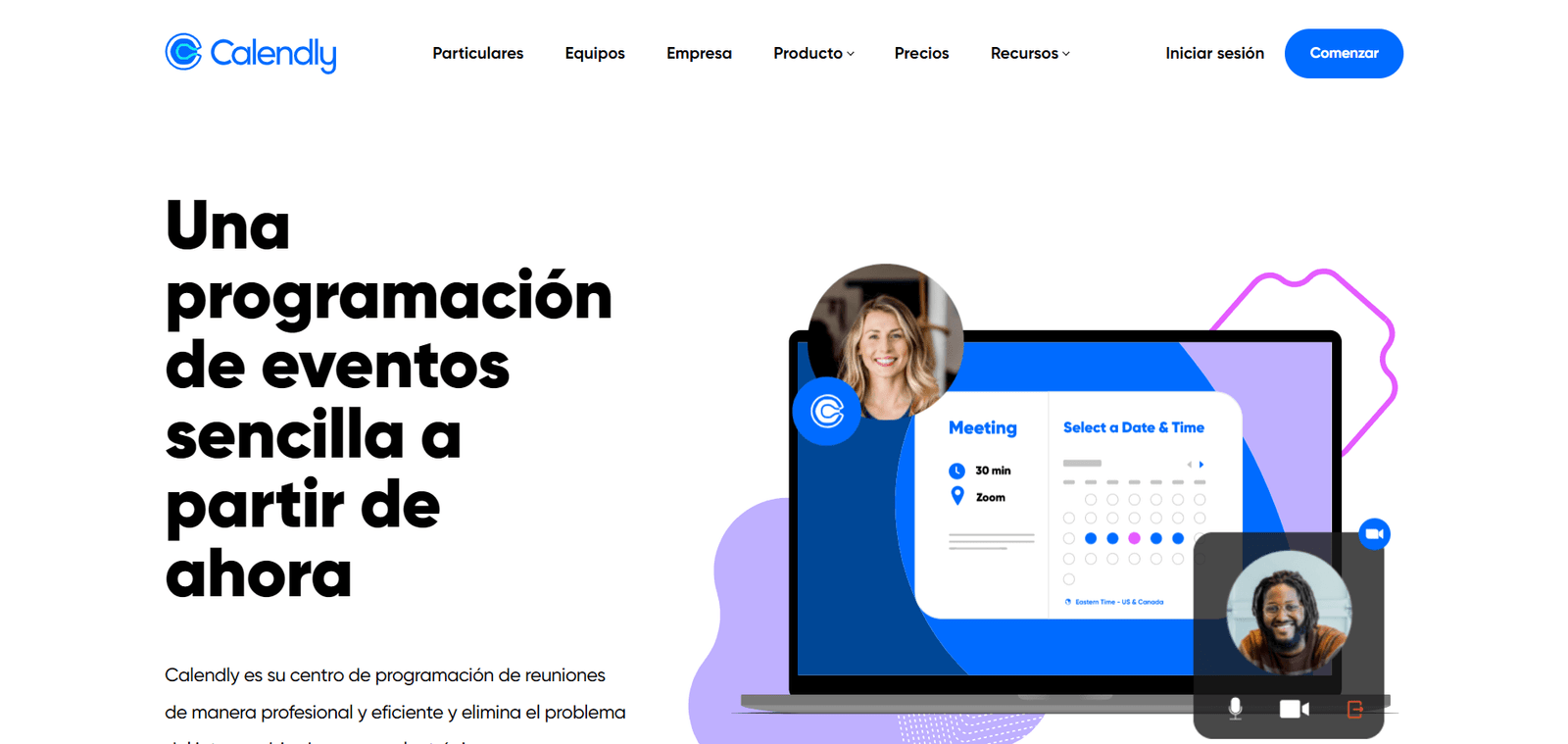 Persona agendando cita en línea para curso