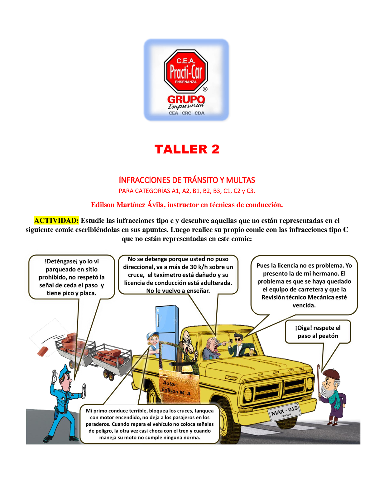 cuales son las infracciones tipo c