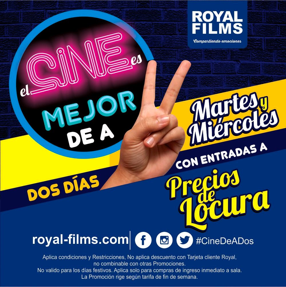 que dias hay descuento en royal films