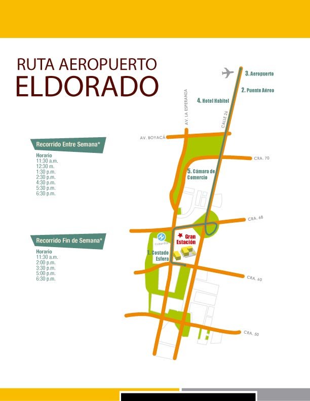 Qué Transmilenio me sirve para ir al Centro Comercial Gran Estación