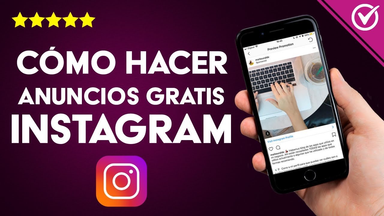 anuncio de instagram en telefono movil